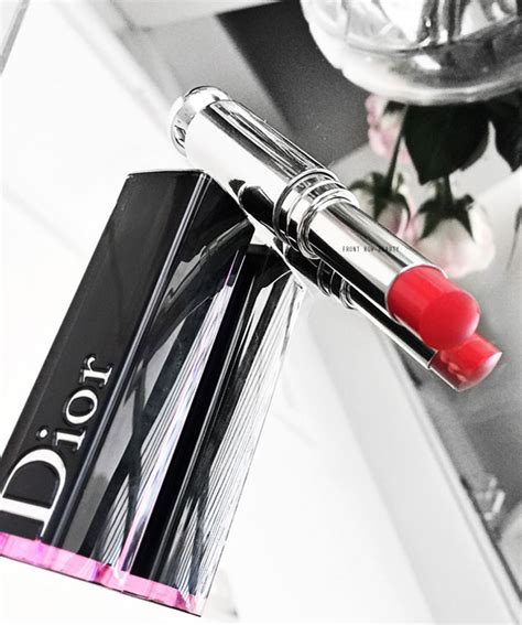 Dior Party Red (744) Dior Addict Lacquer Stick Review & Swatches